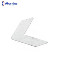 Raccord d'angle pour conduit de ventilation en acier galvanisé anti-corrosion, série FFC, accessoires CVC de conception industrielle