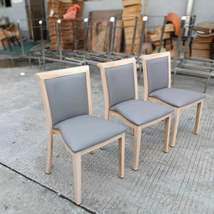 Huiqianhuan Furniture Aluminum Frame Dining Chair <b>Restaurant</b> <b>Set</b> Durable - Product Image 4