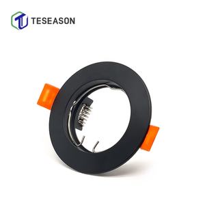 Anillo de luz empotrada no ajustable de montaje frontal TN010R1-Aluminio fundido a presión | Corte de 60mm | Se adapta a halógeno MR16 GU10 - Product Image 4