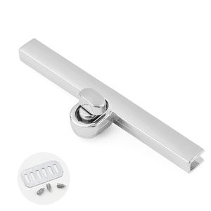 ヴィンテージ バッグ メタル クラスプ ターンロック ツイストボタン DIY ハンドメイド レザー クラフト バッグ 財布 ハードウェア エレガント ゴールド バッグ アクセサリー - Product Image 3