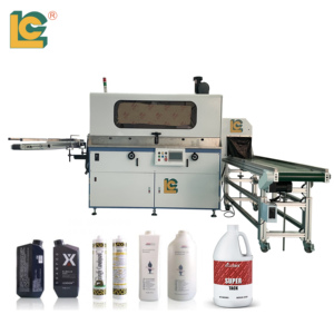 Hoàn toàn tự động 1 màu hình trụ hình bầu dục chai Màn hình máy in cho chai nhựa ống cốc - Product Image 1