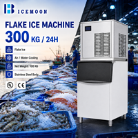 Machine à glaçons commerciale avec réfrigérant R404A pour le refroidissement de la pâte de boulangerie, production de glaçons en flocons et refroidissement à contact large