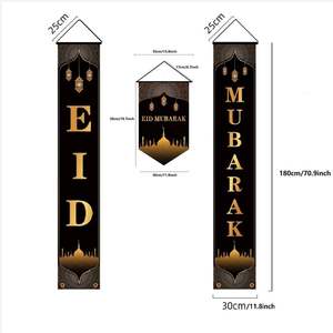 ป้ายติดประตูสำหรับงานเลี้ยง Eid al-fitr 2ชิ้นสั่งได้ตามต้องการ - Product Image 5