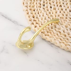Zhanyuan Wall Mounted Wardrobe <b>Hook</b> Polished Heavy Duty Corner Shape Die Cast Hardware For Cabinet <b>Kitchen</b> Door Storage - Product Image 1