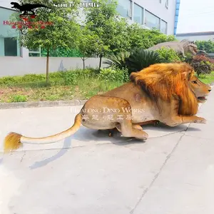 Lebensgroße Simulation Künstliches anima tro nisches Löwen tiermodell für Tier pak