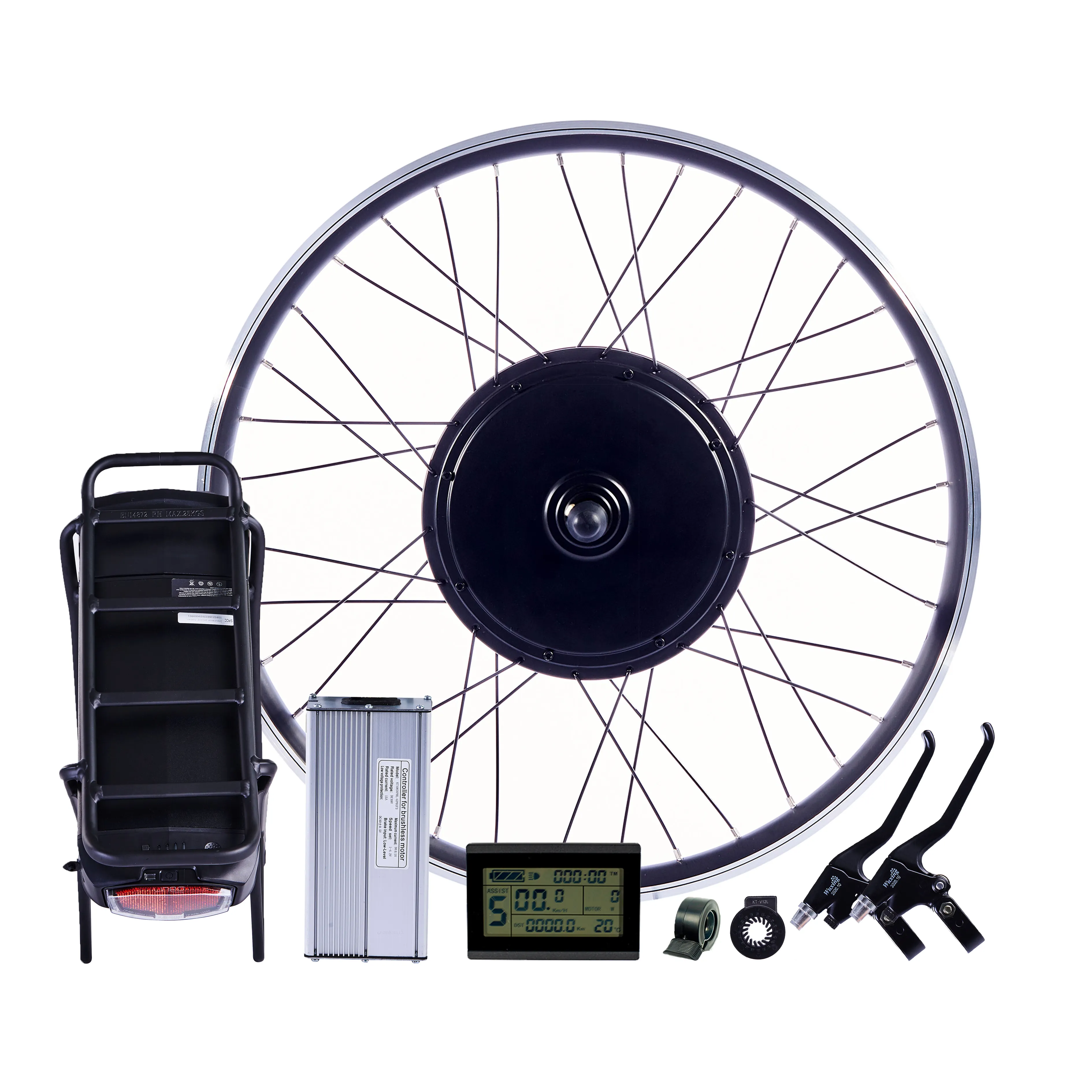 CE approved 48V 500W 750W 1000W electric bike LCD display e-bike hub motor kit