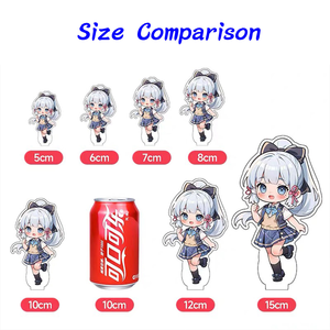Figurine d'anime personnalisée en acrylique, support de figurine Shugo Chara Manga, dessin animé, écologique, taille et couleur personnalisées, décoration de la maison - Product Image 4