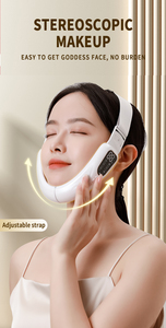 Dispositivo reafirmante de estiramiento facial eléctrico 2025, reductor ajustable de doble mentón, máquina masajeadora ajustada <span class=keywords><strong>para</strong></span> levantamiento Facial, belleza <span class=keywords><strong>para</strong></span> el hogar - Product Image 2