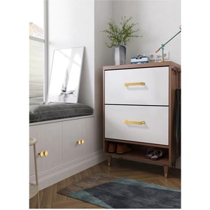 Poignées <span class=keywords><strong>de</strong></span> tiroir en laiton massif pour meubles <span class=keywords><strong>de</strong></span> cuisine, style intérieur traditionnel et luxe minimaliste, fournies directement par l'usine d'origine. - Product Image 5