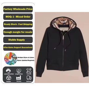 Mode 2025 Femmes Hommes Automne et Hiver Sweat à capuche en coton de haute qualité Vêtements de sport décontractés Sweat à capuche zippé Vêtements pour hommes Sweat à capuche - Product Image 1