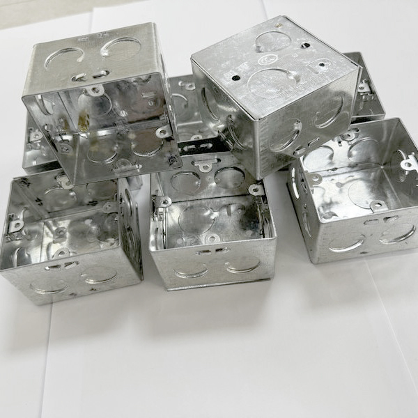 Galvanized Steel 7X7 Single Gang Electrical Junction Box BPJS JXH-3 3X3 Conduit Box Electronics Instrument Enclosure Circuit