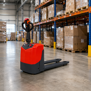 1.5 Ton Electric Walkie Pallet Truck with PU Wheels 600mm Load Center for Warehouse <b>Handling</b> - Product Image 5