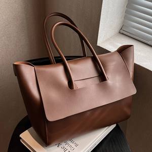 Sacs fourre-tout décontractés en cuir PU grande capacité pour femmes, sacs à main de créateur et sacs à bandoulière, sacs à main tendance pour femmes - Product Image 1