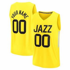 Offre Spéciale haute qualité basket-ball américain cousu imprimé maillot en gros NBaing <span class=keywords><strong>Utah</strong></span> tous les joueurs nouveaux vêtements de sport chemise hauts - Product Image 2