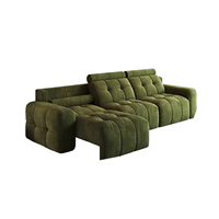 Canapé modulaire italien moderne de luxe, design nuage, ensemble de meubles de salon, vente en gros d'usine