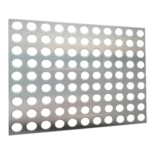 Grillage métallique en tôle / Maille métallique perforée en fer / Métal perforé - Haute qualité pour la construction, certifié ISO9001, découpe - Product Image 4