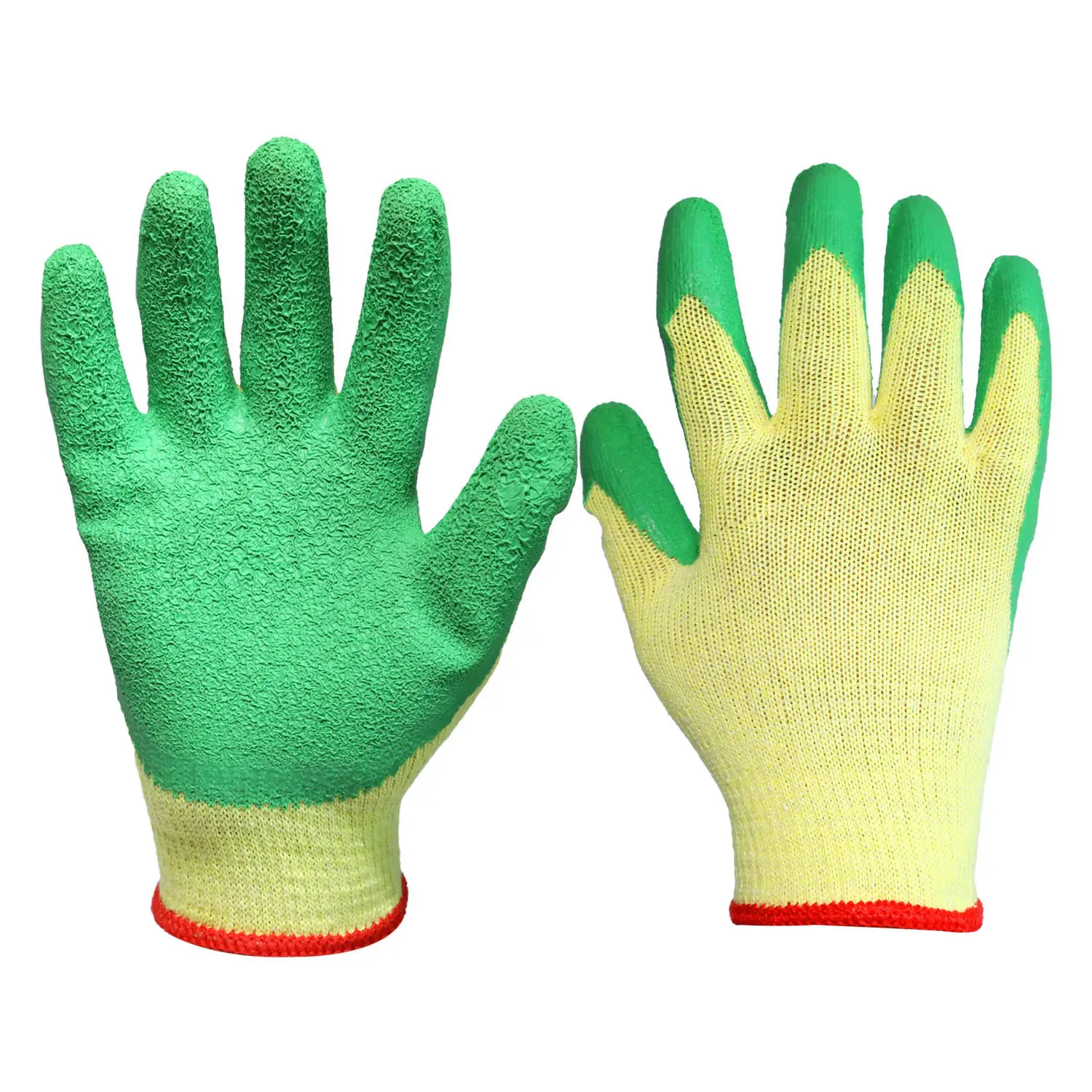 Cotton Knitted Polyester Dotted Hand Working Gloves White Cotton Gloves Wholesale