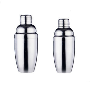 High Quality Double Wall Stainless Steel Cocktail <strong>Shaker</strong> with Mini Feature in Silver with Large Demand