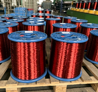 Fil d'aluminium émaillé SWG 20 22 24 26 28 30 pour bobine de générateur