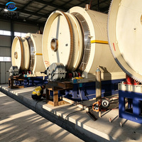 Machine de pyrolyse de type discontinu certifiée ISO à performance stable avec équipement de récupération de fumée de carbone