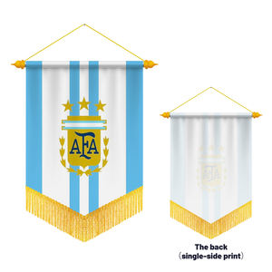 Bandiera della partita bandiera del tifoso bandiera decorativa della squadra di calcio Logo personalizzato stampato su due lati 100% poliestere satinato impermeabile - Product Image 2