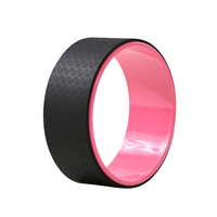 Yoga Studio Fitness Estiramiento Ejercicio Relajación muscular Masaje de espalda Rueda de yoga Material de TPE suave Ruedas de yoga duraderas