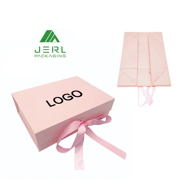 Elegant Premium Platte Floding Decoratie Doos Decoratieve Geschenkdozen Papier Gunst Bruidsmeisje Gift Box