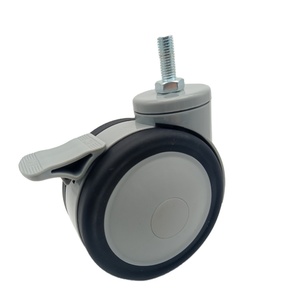 Ruedas giratorias para camas de Hospital, producto en oferta, ruedas dobles de bajo perfil - Product Image 5