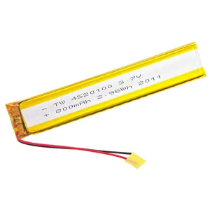 Allotype 리튬 배터리 리튬 이온 배터리 심천 4520100 3.7v <span class=keywords><strong>800</strong></span> <span class=keywords><strong>mAh</strong></span> 실버 사용자 정의 제품, 500 번 요구 사항을 충족 - Product Image 1