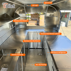 Food Truck Personnalisé : Camion de Restauration Mobile pour Hot-dogs, Pizzas, Café, Glaces – Idéal pour <span class=keywords><strong>le</strong></span> Camping, les Marchés Nocturnes et les Buffets - Product Image 2