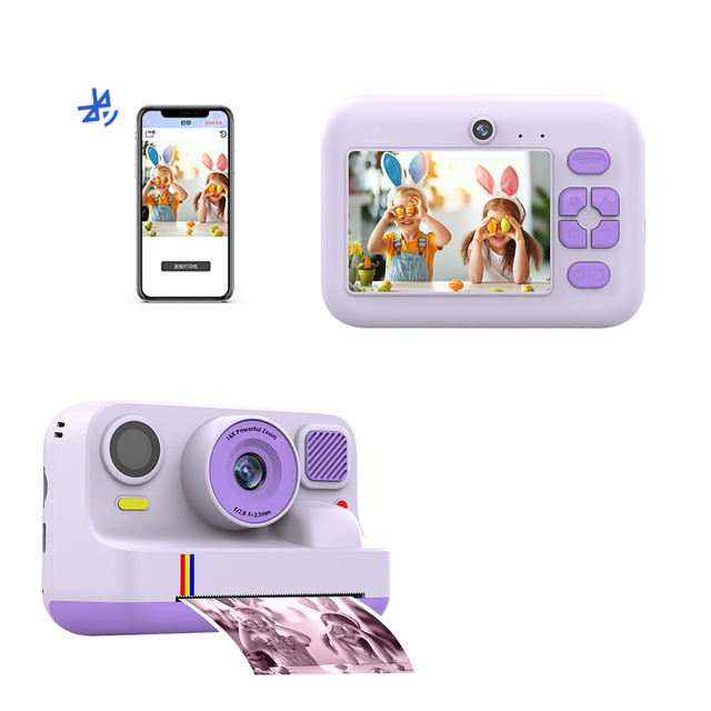 Factory Wholesale K12pro Children's Camera for Connection Instant Photo HD Video Digital Camera MicroSD 2.4'' IPS Screen