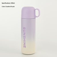 Bouteille d'eau isotherme en acier inoxydable pour étudiants, 24oz 32oz, pour sports de plein air