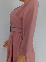 Robes de carrière à la mode vente chaude et personnalisée robe décontractée pour femmes col de tailleur taille froncée robes africaines pour femmes vêtements