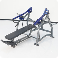 Équipement de musculation d'intérieur de type avancé, banc de musculation horizontal isolaire à charge par plaques pour la musculation des pectoraux