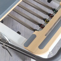 LUMINE Machine de Pilates Reformer Commerciale en Aluminium – Portable et Réglable pour Studio, Maison, Gym, Fitness, Yoga et Exercices Corporels