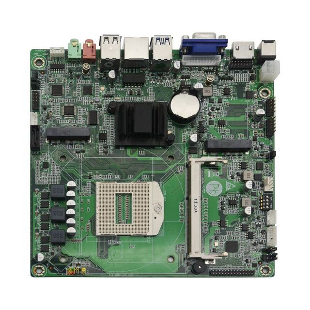 High Quality I7 I5 I3 RPGA 947 Thin Mini-ITX HM86 DDR3L 1600MHz MAX 8G Memory AIO PC Main Plate for DIY Computer