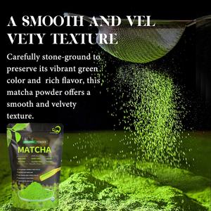 Chinaherbs - Té Verde Matcha Orgánico Certificado al por Mayor, Polvo de Té Verde Puro de Alta Calidad, Té Saludable en Bolsitas y Botellas, Marca Privada - Product Image 3
