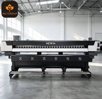 Venta Directa de Fábrica, Plotter Eco Solvente de 3200 mm, Cabezal de Impresión Epson I1600/I3200 Opcional, Impresora de Vinilo para Pancartas