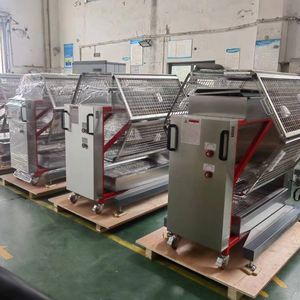 Nouveau modèle d'usine Rôtissoire à gaz au charbon de bois de poulet utilisée pour le barbecue extérieur de 48 poulets - Product Image 5