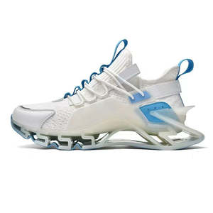 وصل حديثًا أحذية ركض عصرية بشفرات للرجال أحذية رياضية عاكسة تسمح بالتهوية مضادة الانزلاق نعل خارجي توسيد أحذية رياضية للتدريب - Product Image 1