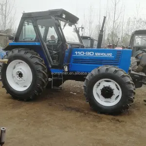 Atacado preço fiater 110-90 110hp 4X4 WD Trator de rodas trabalhando em bom estado usado para fazenda