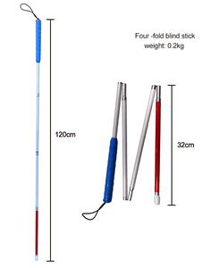 Kostenlose Probe verschiedene Arten faltbarer Blind Gehstock weißer Stock für Seh behinderte - Product Image 3