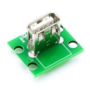 USB femelle verticale avec carte PCB USB2.0 femelle a été soudé câble de données à USB femelle A - Product Image 4