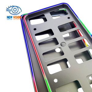 Marco de Matrícula Europeo con LED RGB Bluetooth y APP, Iluminación Dinámica Multicolor, Soporte para Placa de Matrícula de Coche Estándar de la UE - Product Image 5