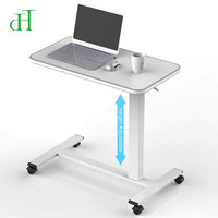 Meubles de salon modernes Dihao, table basse unique avec plateau pliable et roulettes