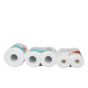 Rouleau de serviettes en papier imprimé sérigraphié motif floral KRCLEAN – Essuie-tout jetables écologiques de qualité supérieure pour restaurants, cafés et Thanksgiving - Product Image 1
