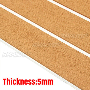 2400x900/600x5mm EVA Foam Faux Teak Boat Decking Sheet Self-Adhesive Marine Flooring Boat Deck Mat <b>Yacht</b> Accessories Gray Brown - Product Image 6