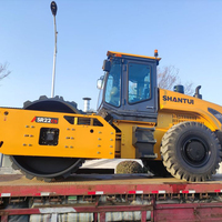 Compacteur vibrant de rouleau de route de la célèbre marque chinoise SHANTUI SR22 22ton avec la représentation de coût élevé