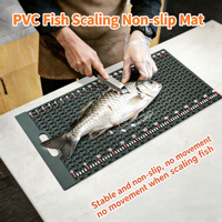 Tapis de nettoyage de poisson antidérapant Lifetop grand format 28''x14'', qui maintient le poisson en place, tapis à fileter le poisson, planche à découper le poisson portable