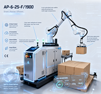 Bras robotique 6 axes, robots collaboratifs, cobots pour la ligne d'emballage et de palettisation du café